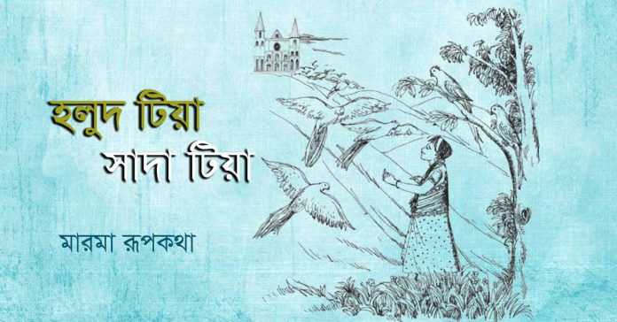 হলুদ টিয়া সাদা টিয়া – মারমা রূপকথা